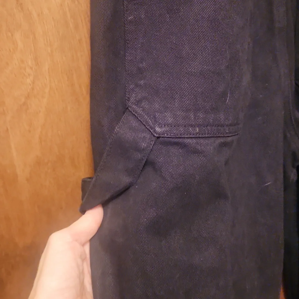 Brandy Melville Black John Galt Women's Jeans Overalls Size Small - Picture 10 of 11
